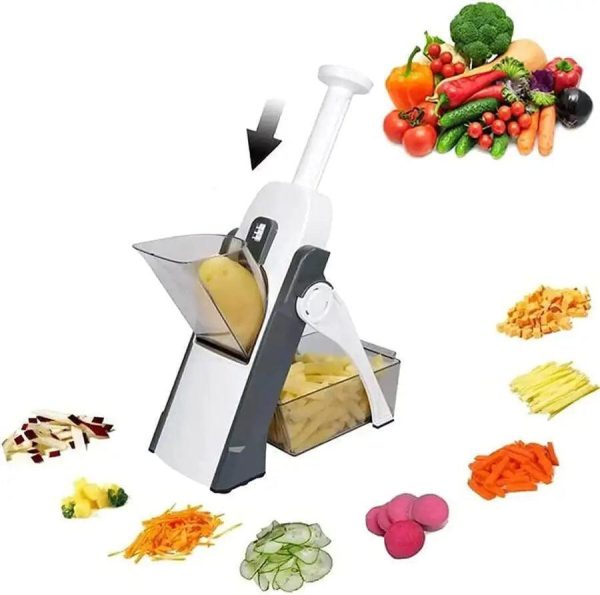 5 in 1 Vegetable Cutter & Slicer - Image 2